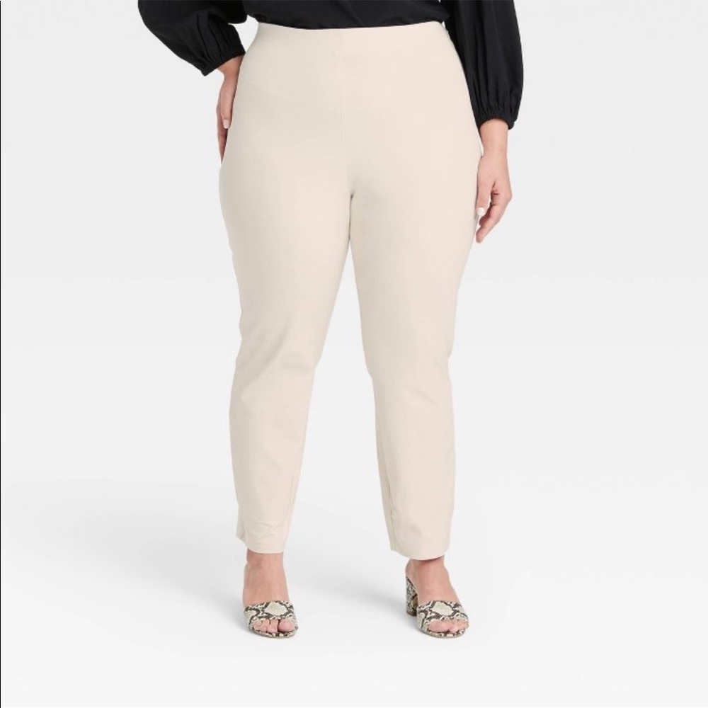 High Rise Skinny Ankle Pants